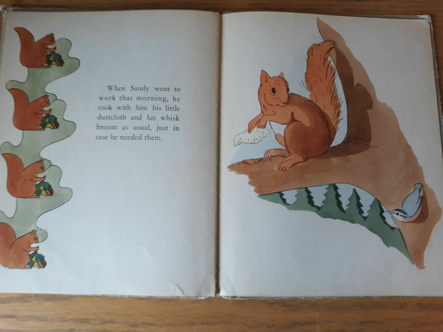 Vintage 1945 How Sandy Squirrel Got His Tail Whiteford