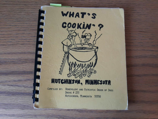 What's Cookin' In Hutchinson MN 1977 Cookbook