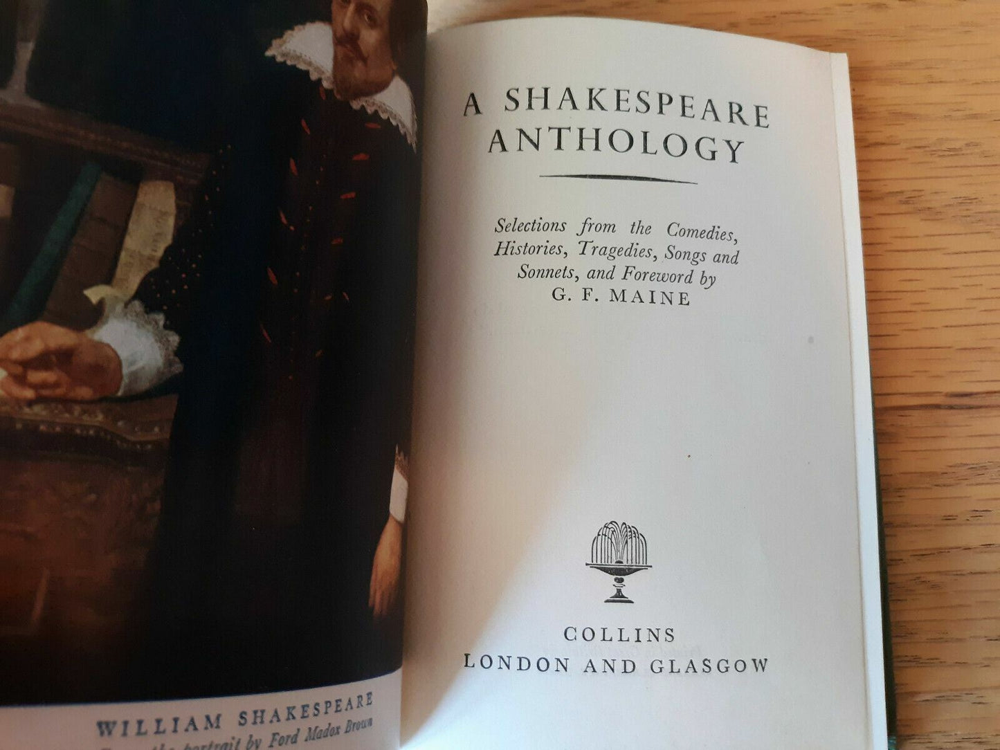 A Shakespeare Anthology: Selections from the Comedies - G. F. MAINE