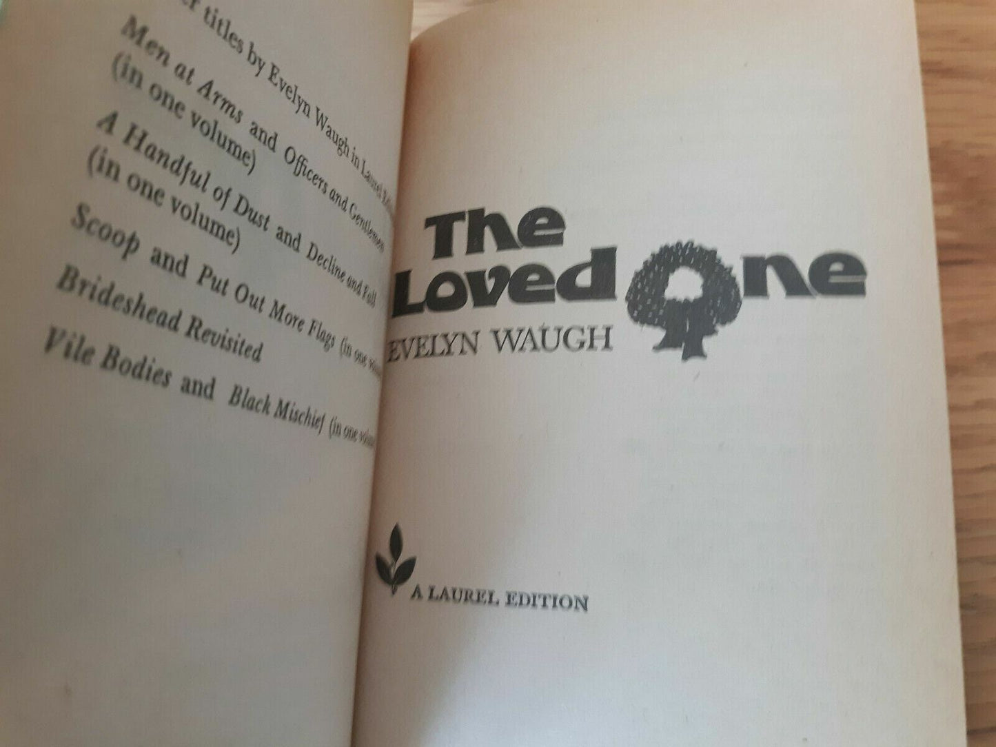 The Loved One (A Laurel Edition) by Waugh, Evelyn 1967