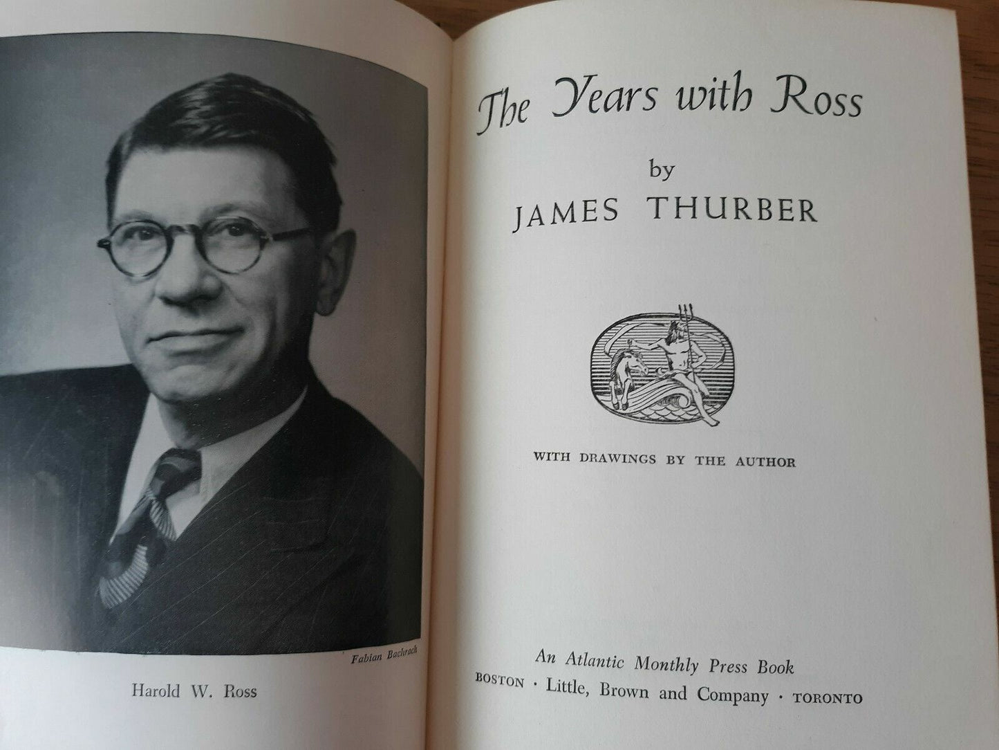 The Years With Ross by James Thurber 1959 Vintage Hardcover ILLUSTRATED