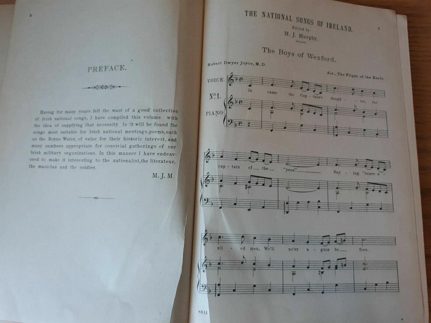 The National Songs of Ireland - M.J. Murphy - 1892