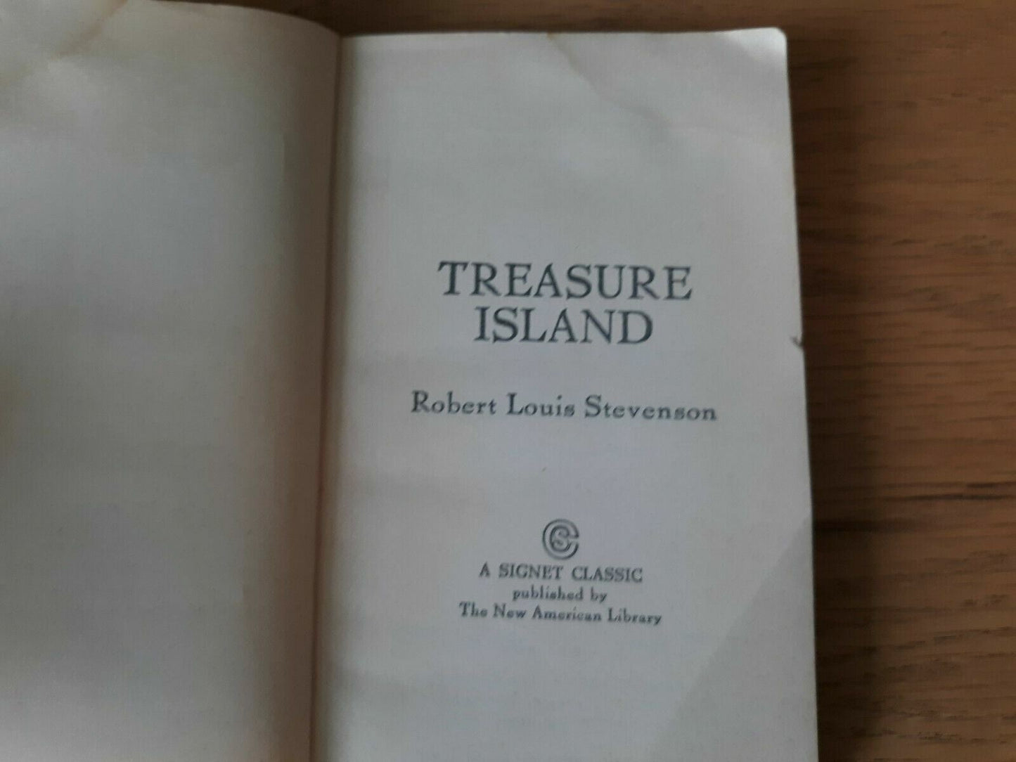 Treasure Island (Signet classics) by Robert Louis Stevenson 1965 Paperback