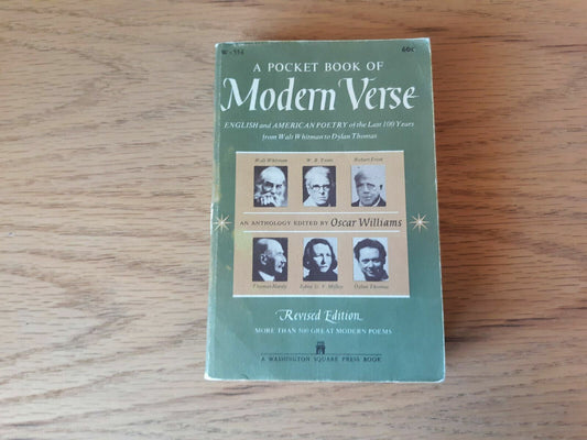 The Pocket Book of Modern Verse Revised Edition 1961 Paperback