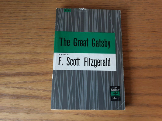 THE GREAT GATSBY by F. Scott Fitzgerald Vintage 1953 Paperback of 1925