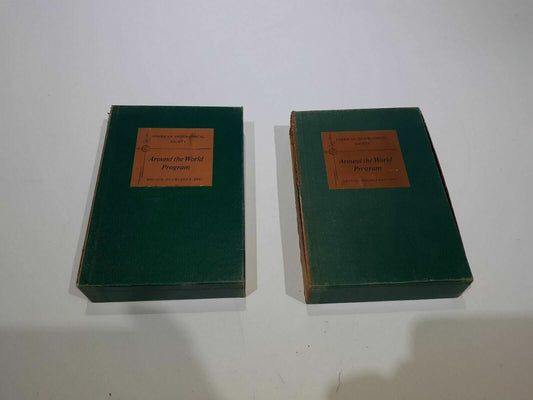2X American Geographical Society - Around the World Programs by Nelson Doubleday