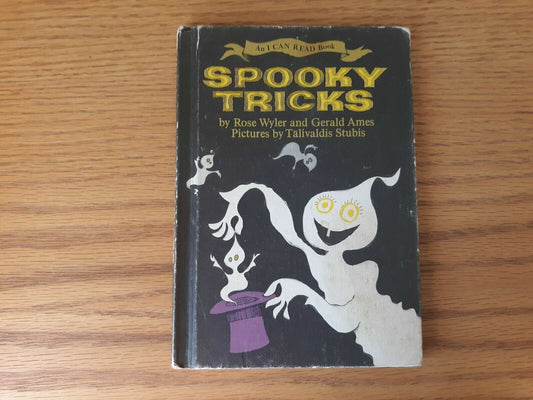 Vintage Book SPOOKY TRICKS Wyler /Ames Childs Book 1968 Hard Bound