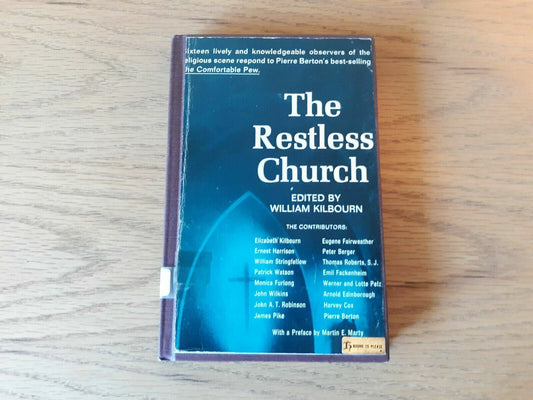 The Restless Church edited by William Kilbourn vintage 1966