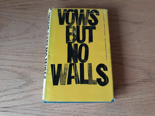 Vows But No Walls: an Analysis of Religious Life E. E. Grollmes 1967 HC/DJ