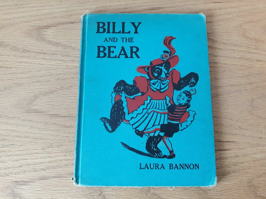 Vintage Billy and The Bear by Laura Bannon 1949 Hardcover E M Hale