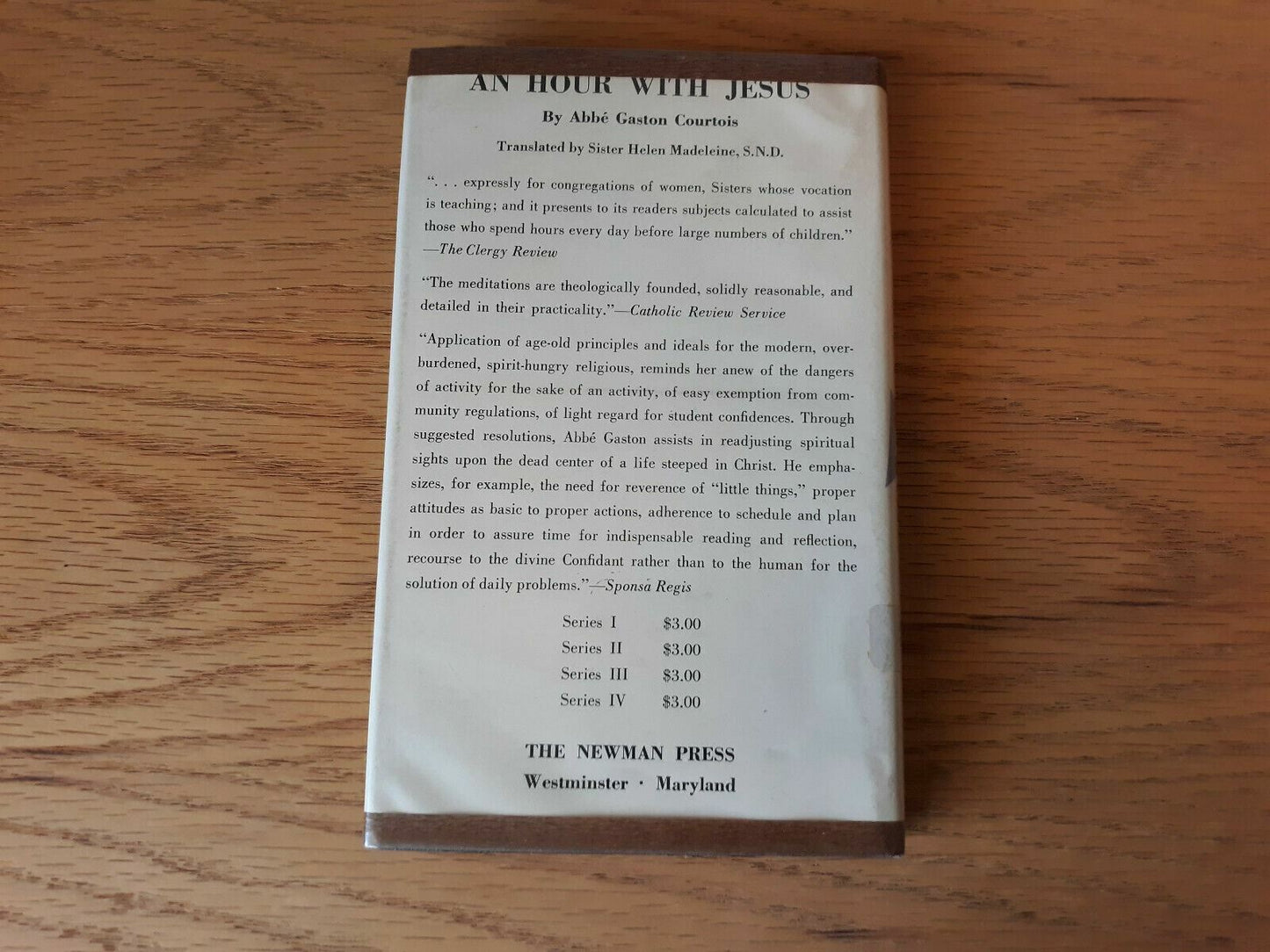 Fruitful Activity, Spiritual Conferences for Educators by Courtois 1962 HC/DJ