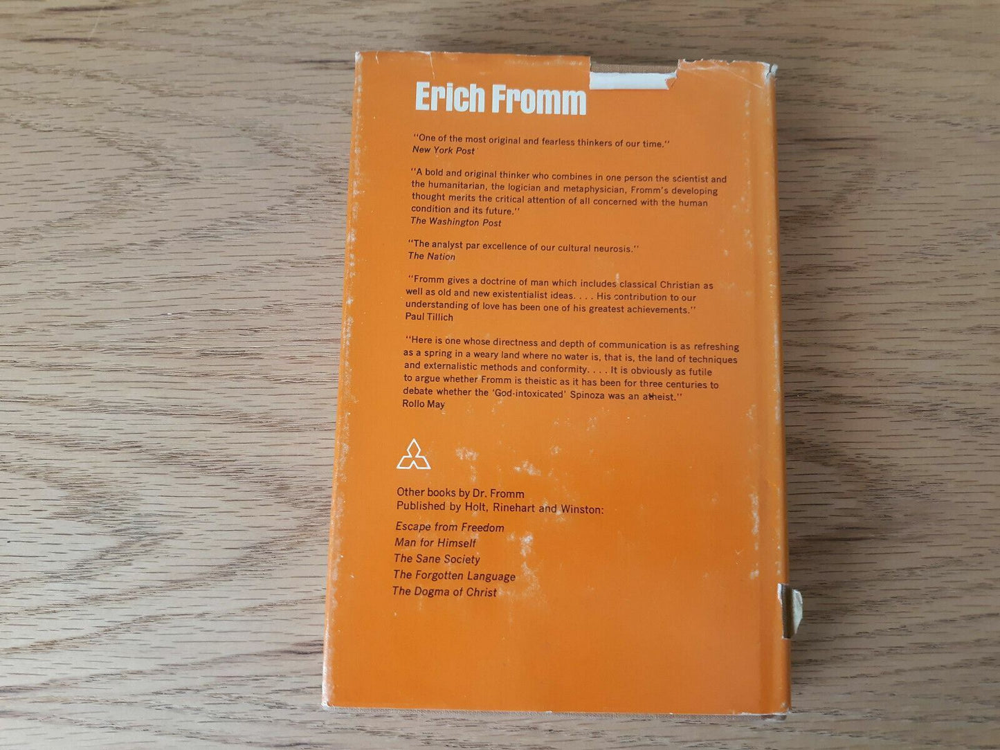 You Shall Be As Gods by Erich Fromm First Edition 1966 HC/DJ