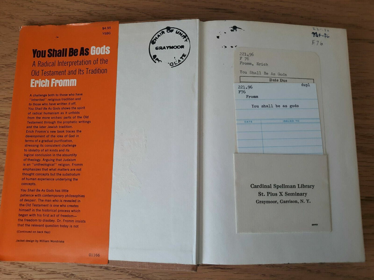 You Shall Be As Gods by Erich Fromm First Edition 1966 HC/DJ