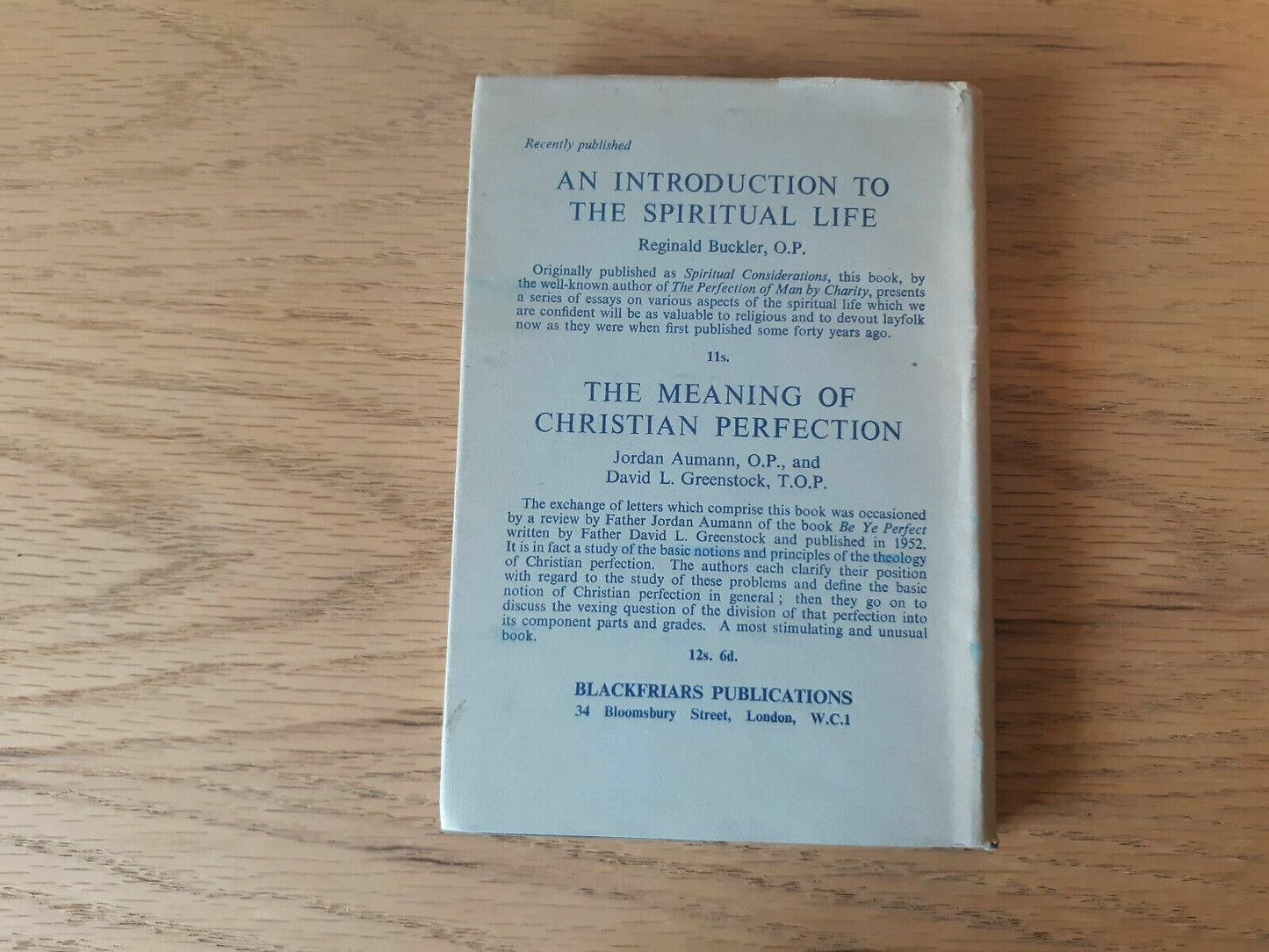 The Living Water Pierre-Thomas Dehau 1957 Blackfriars Publications HC/DJ