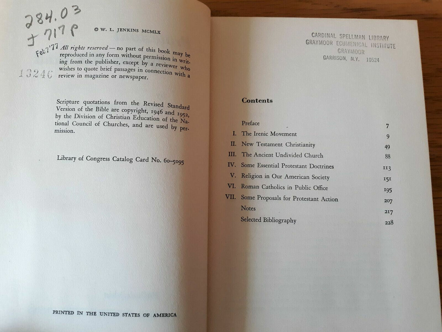 A Protestant speaks his mind by Jones, Ilion Tingnal Hardcover