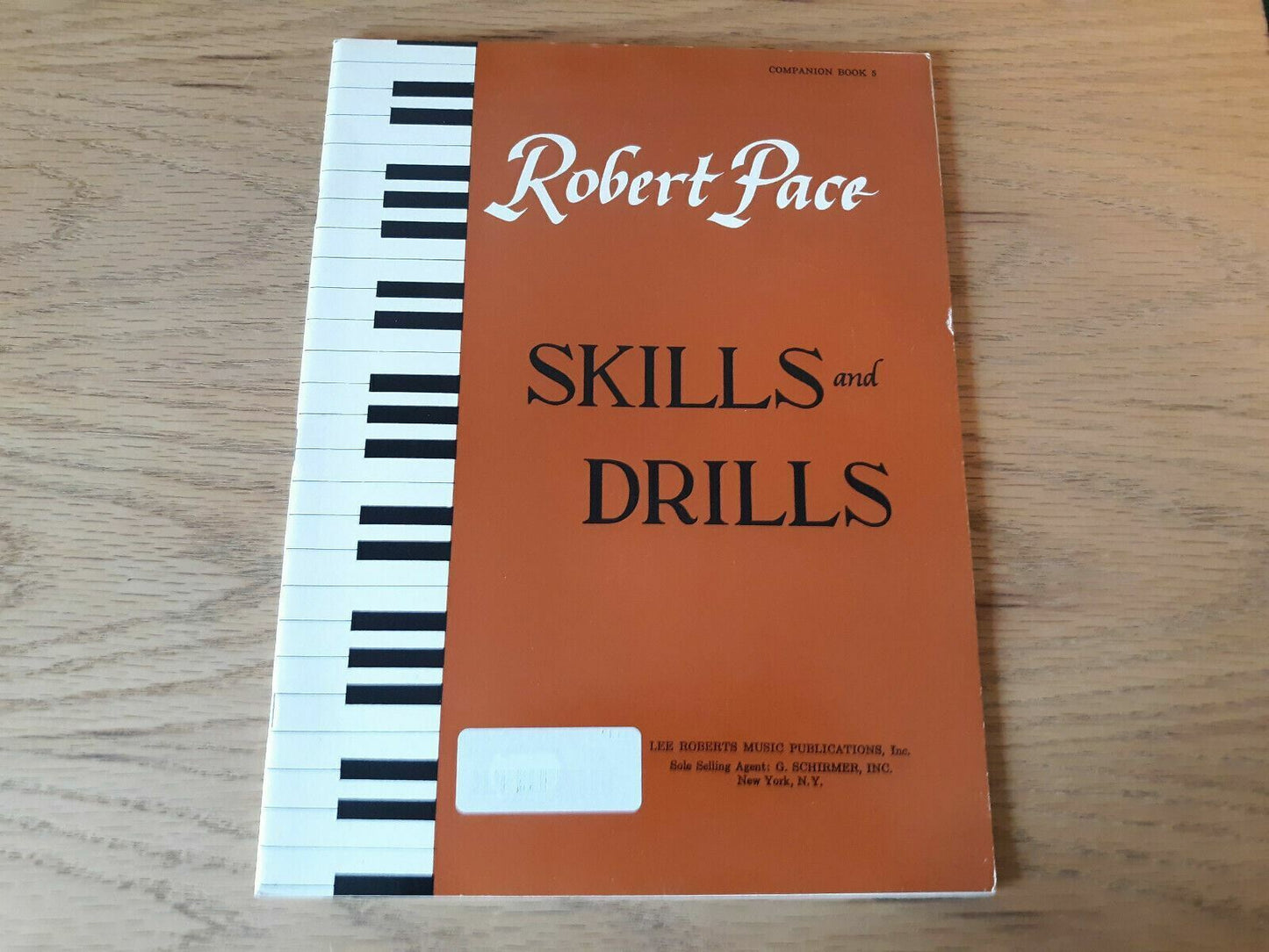 Robert Pace Skills and Drills Companion Book 5 Piano Paperback Vintage 1961