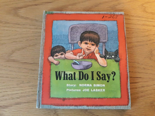 What Do I Say by Norma Simon 1969