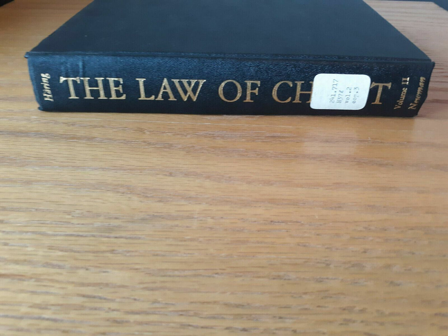 The Law Of Christ Vol.2 By Bernard Haring 1963 Moral Theology