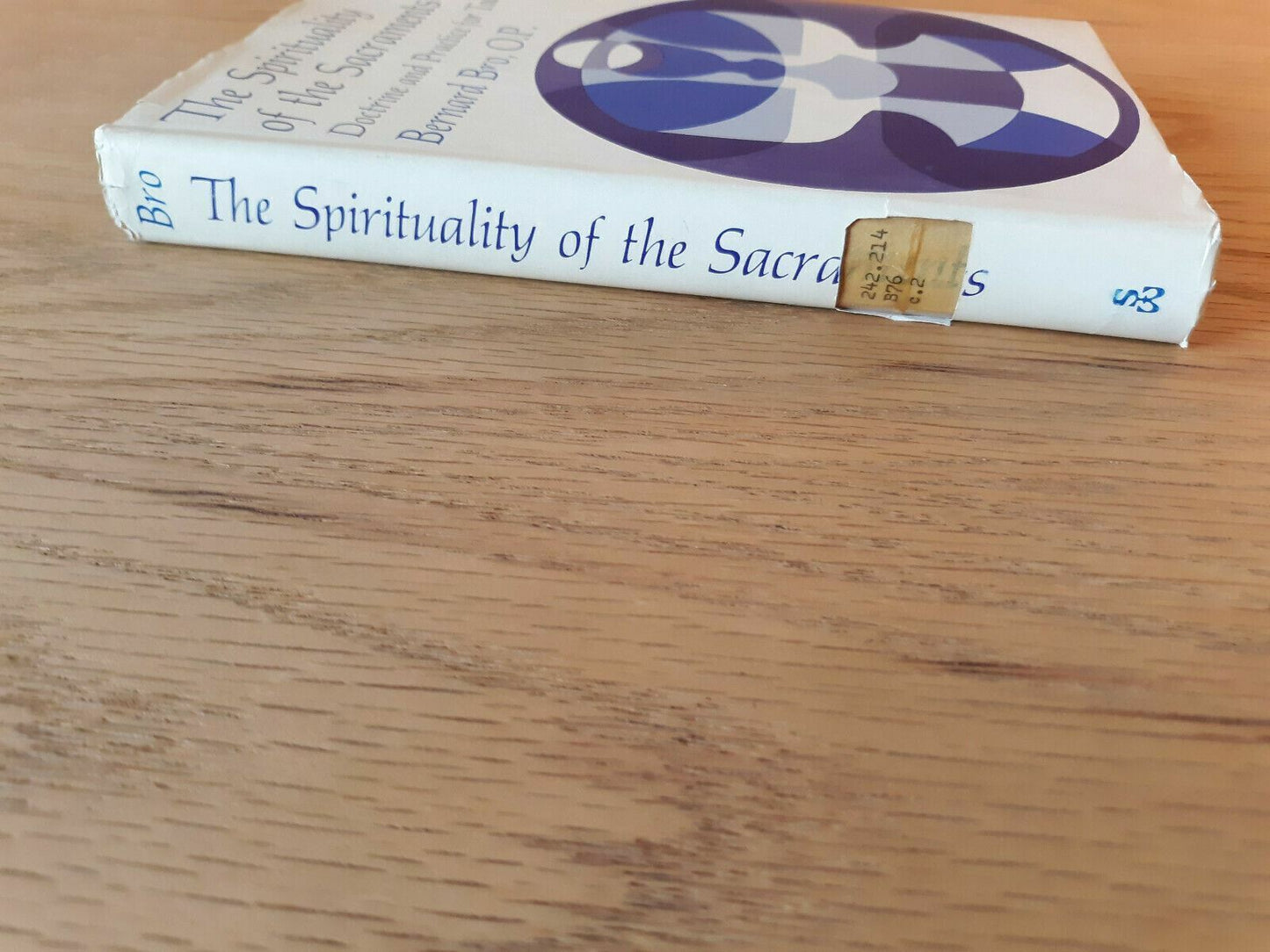 The Spirituality of the Sacraments Bernard Bro Dominican Sheed&Ward 1968 HC/DJ