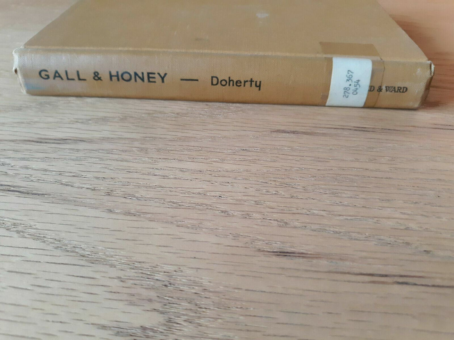 Vintage Gall And Honey by Eddie Doherty - The Story of a Newspaperman 1941