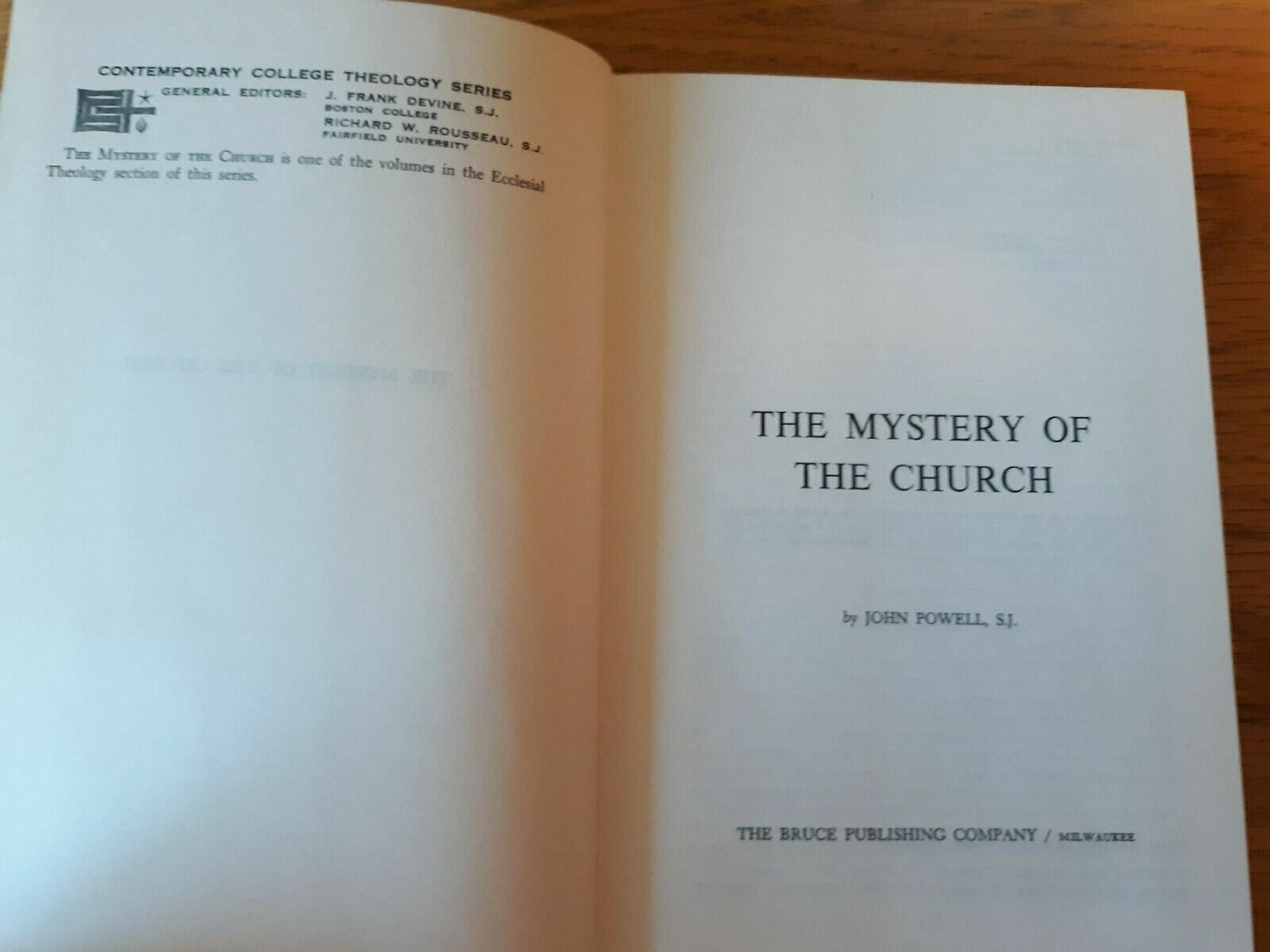 The Mystery of the Church by Powell, John 1967 HC/DJ