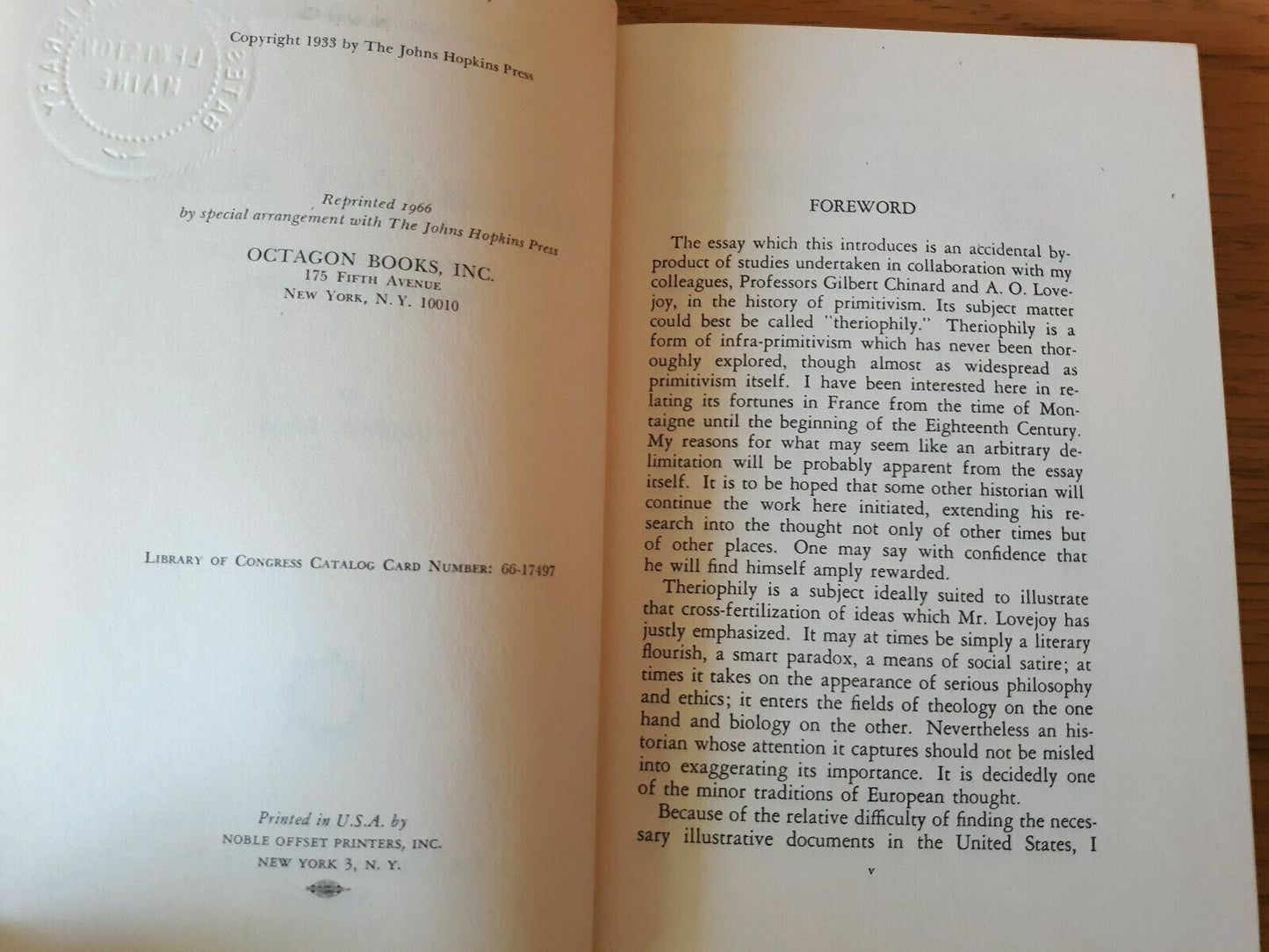 The happy beast in French thought of the seventeenth century 1966 George Boas