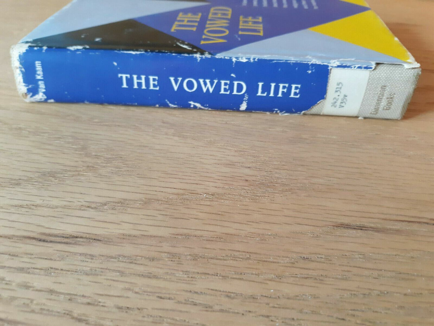 The Vowed Life by Adrian Van Kaam 1968 Hardcover DJ