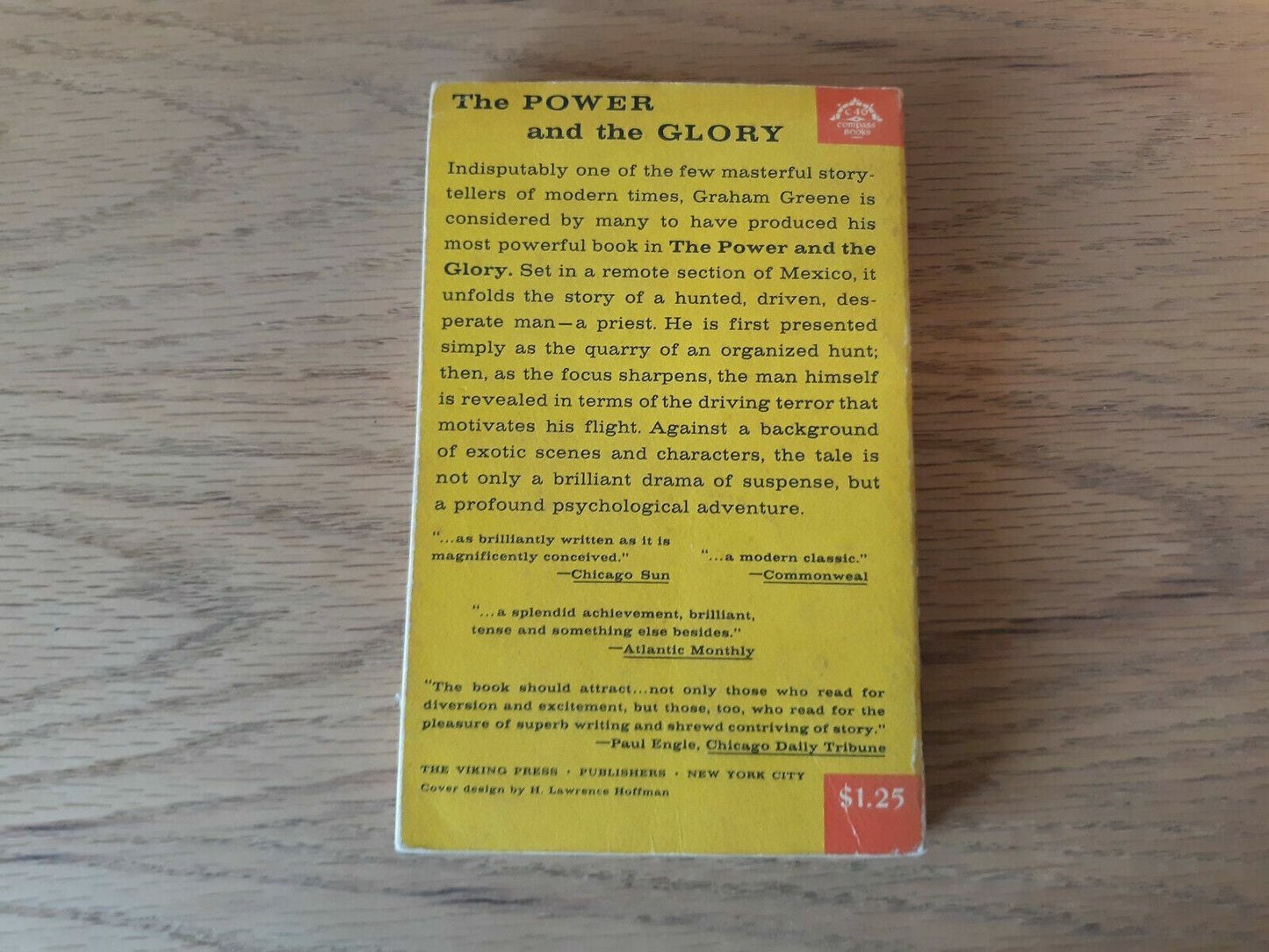 The Power and the Glory, Graham Greene Paperback 1960