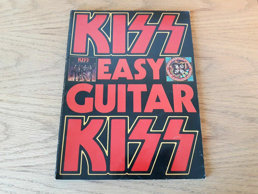 Vintage Kiss Easy Guitar Sheet Music Book 1977 ALMO Productions