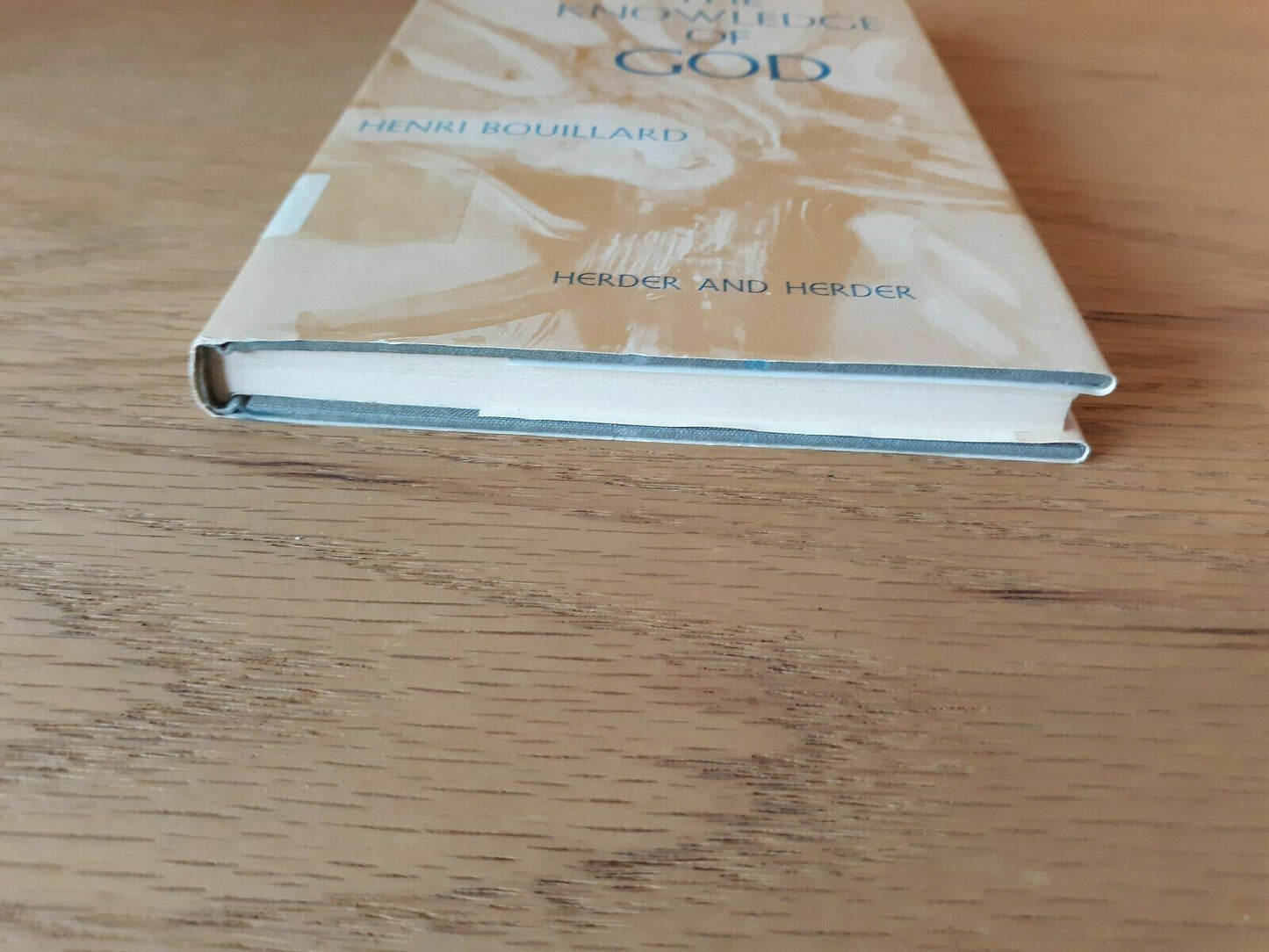 The knowledge of God Hardcover Henri Bouillard 1968 Dust Jacket