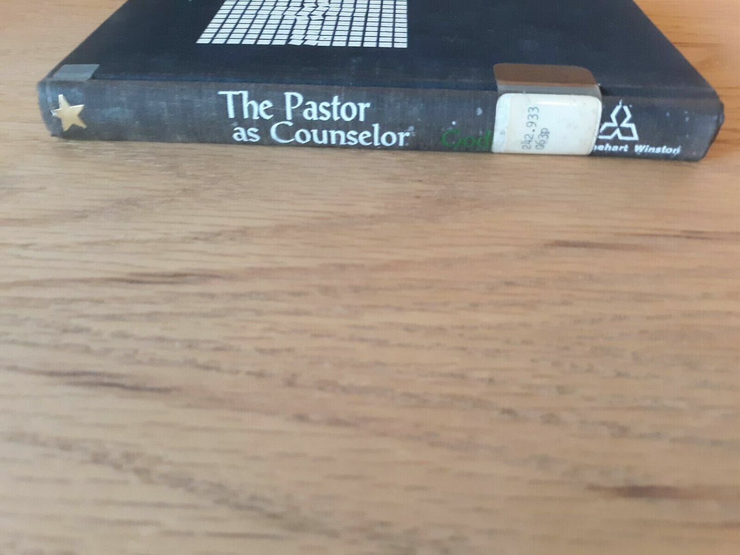 The pastor as counselor by Godin, Andre 1965 Hardcover 1st Edition