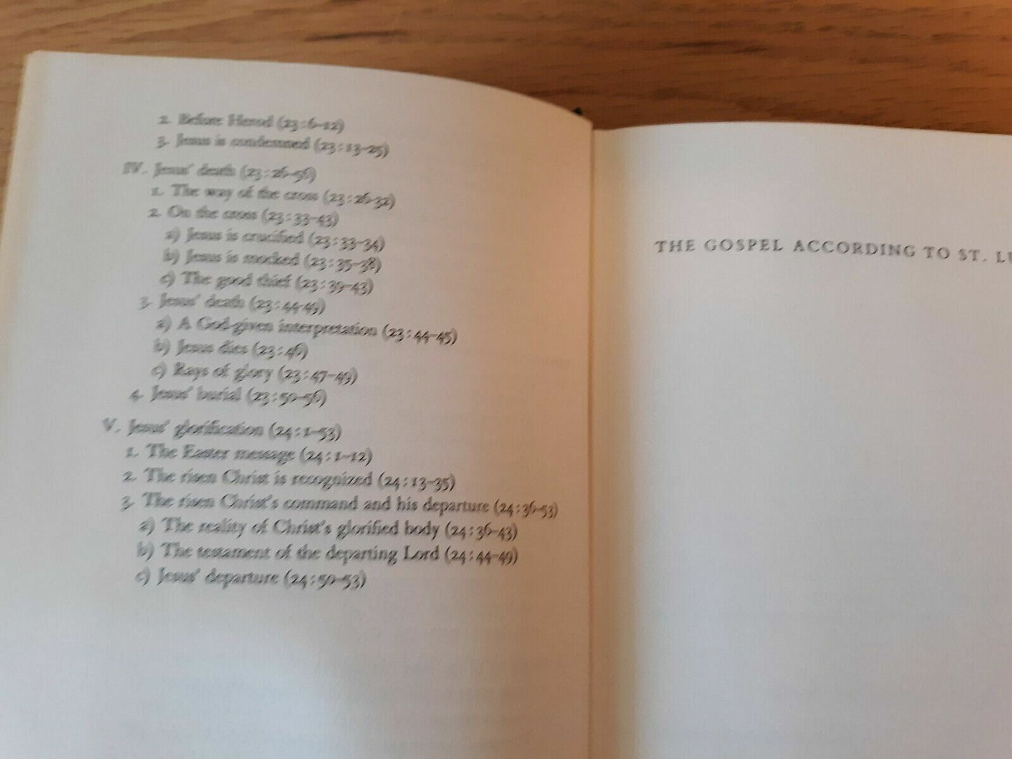 The Gospel According to St. Luke, Volume II New Testament for Spiritual Reading