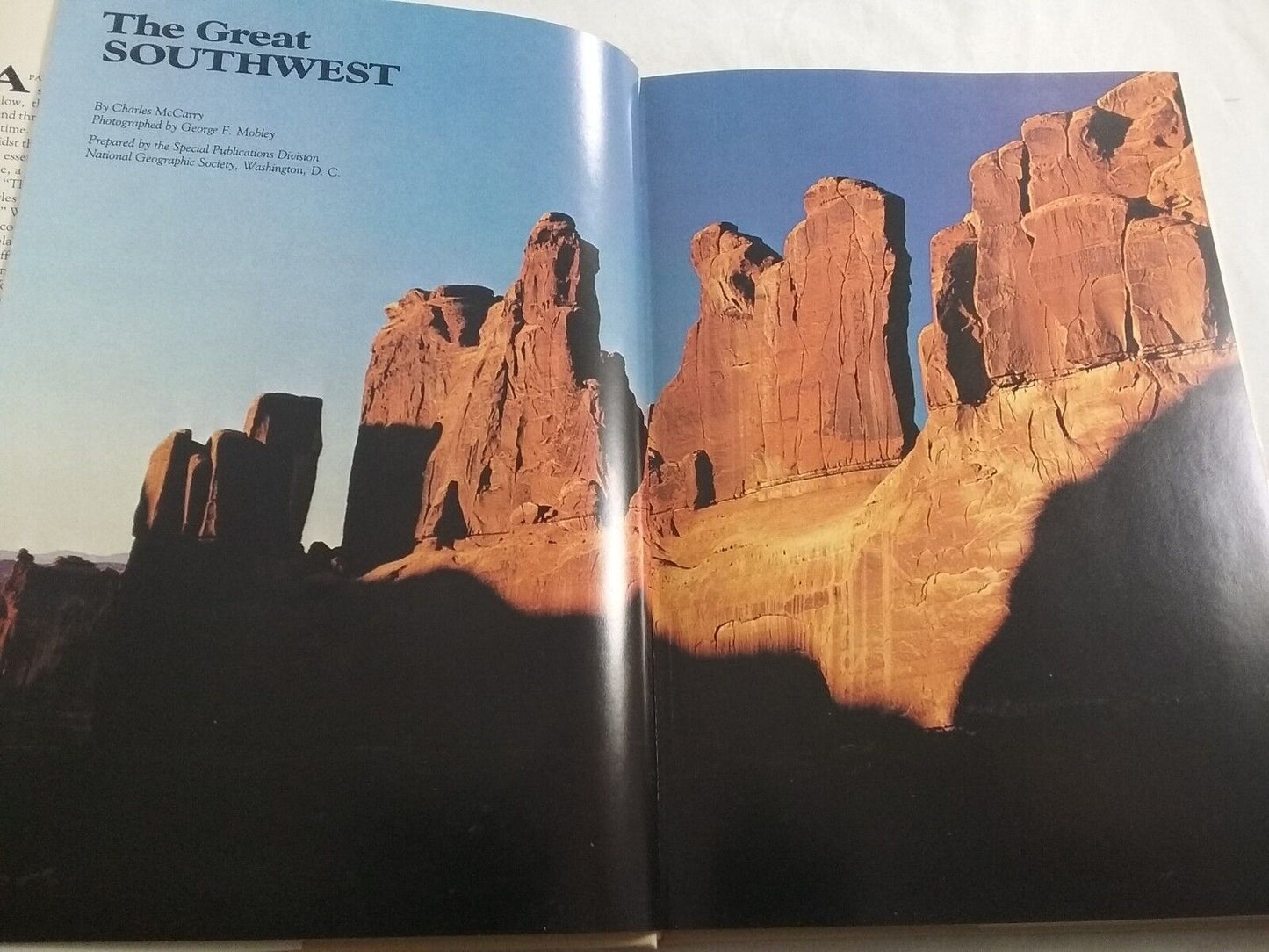 The Great Southwest National Geographic by Charles McCarry (1980 Hardcover)