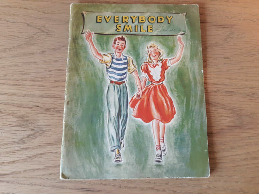 1949 Booklet EVERYBODY SMILE Vera Neville American Dental Assoc & Georgia Health