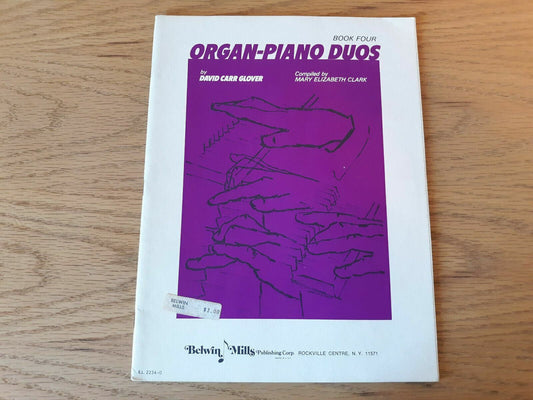 1971 Organ Piano Duos Book Four David Carr Glover