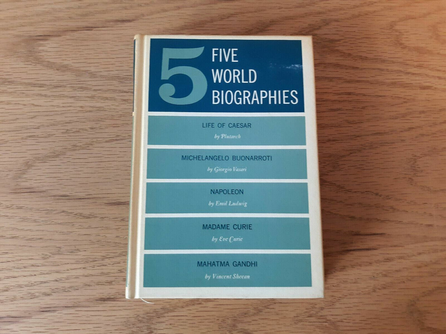5 World Biographies by Edel White Brown 1961 B
