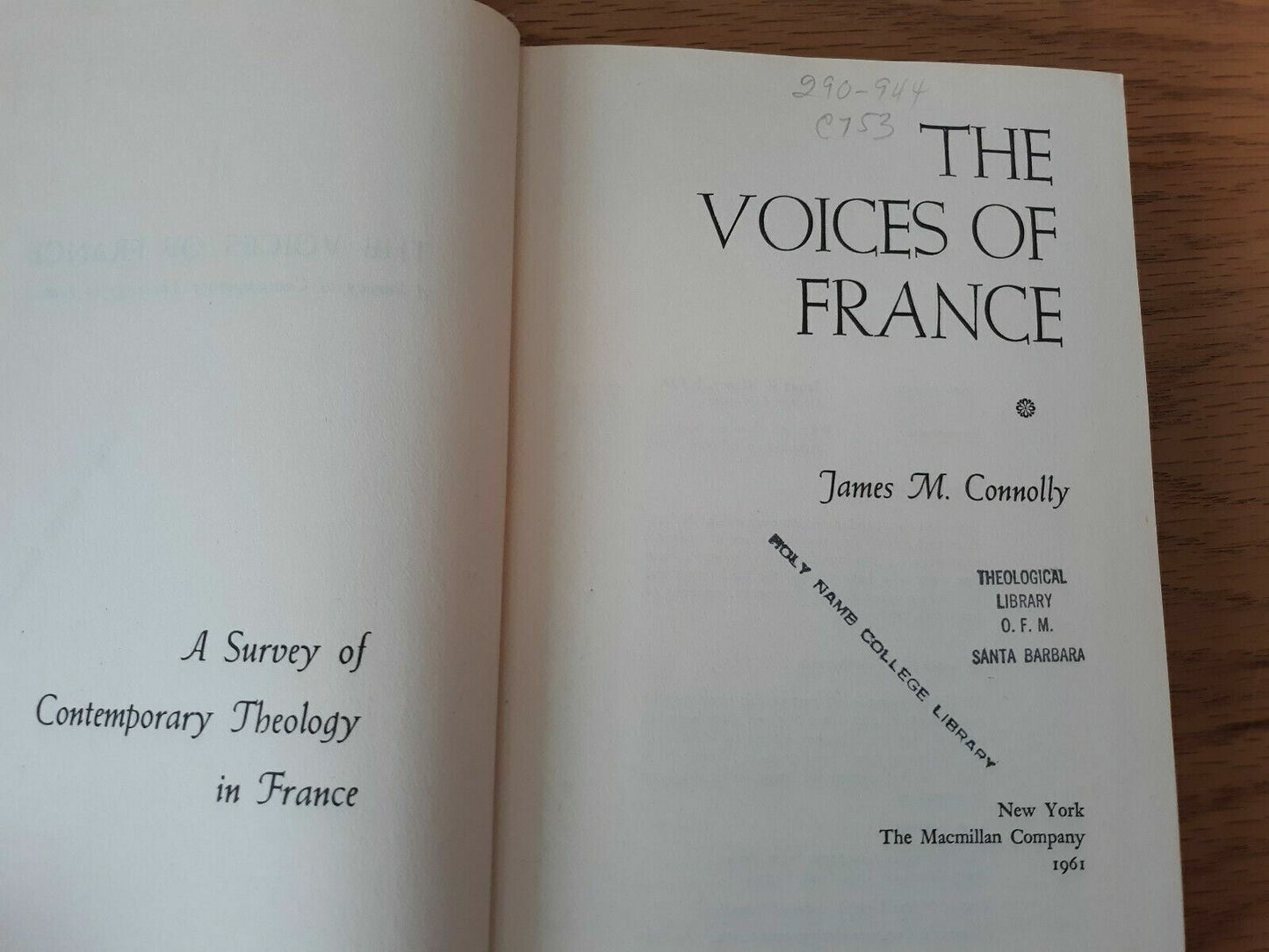 The Voices of France by James Connolly 1961