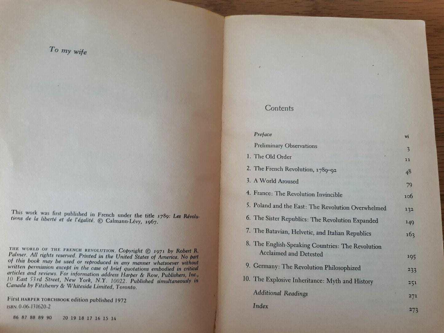 The World of the French Revolution by Robert R. Palmer Paperback 1972