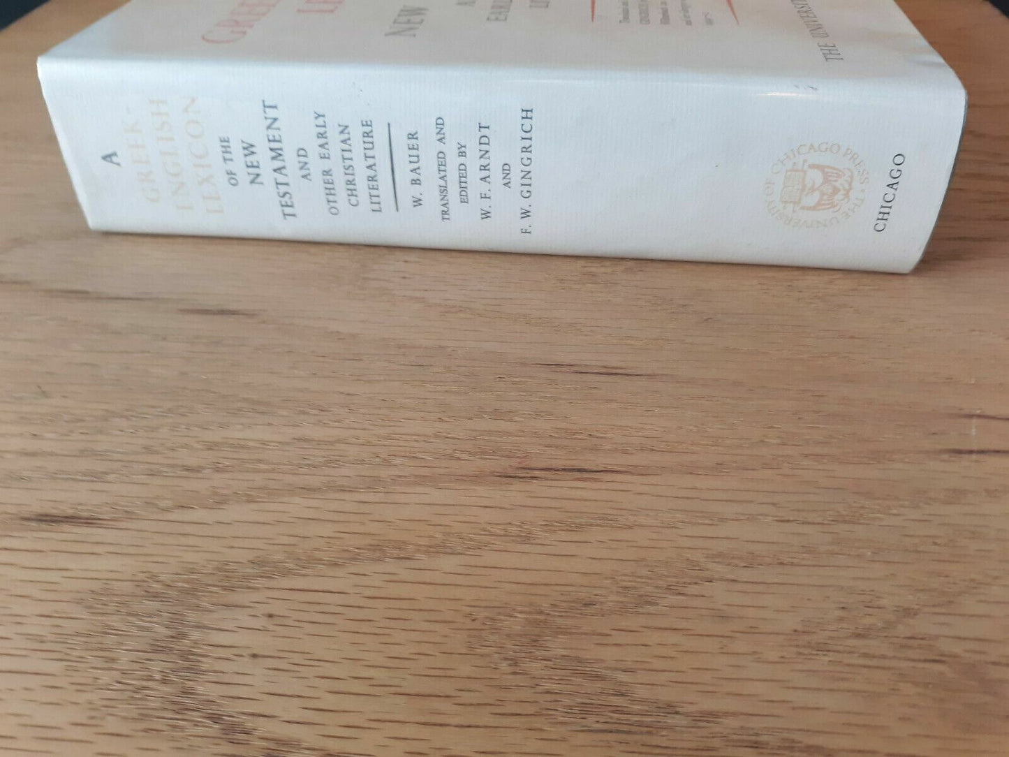 Greek-English Lexicon of the New Testament Other Early Christian Literature 1968