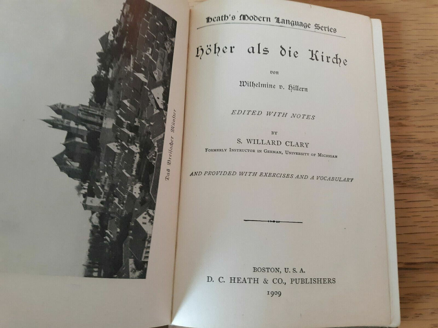 Von Hillern's "Hoher als die Kirche" by S. Willard Clary-(1909)