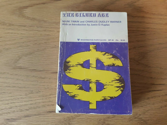 The Gilded Age by Mark Twain and Charles Warner 1968 Paperback