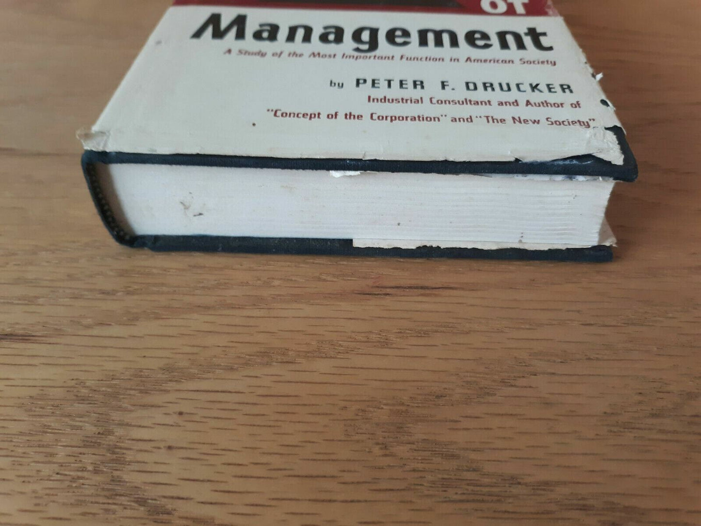 The Practice of Management by Peter F. Drucker 1954 Hardcover Dust Jacket