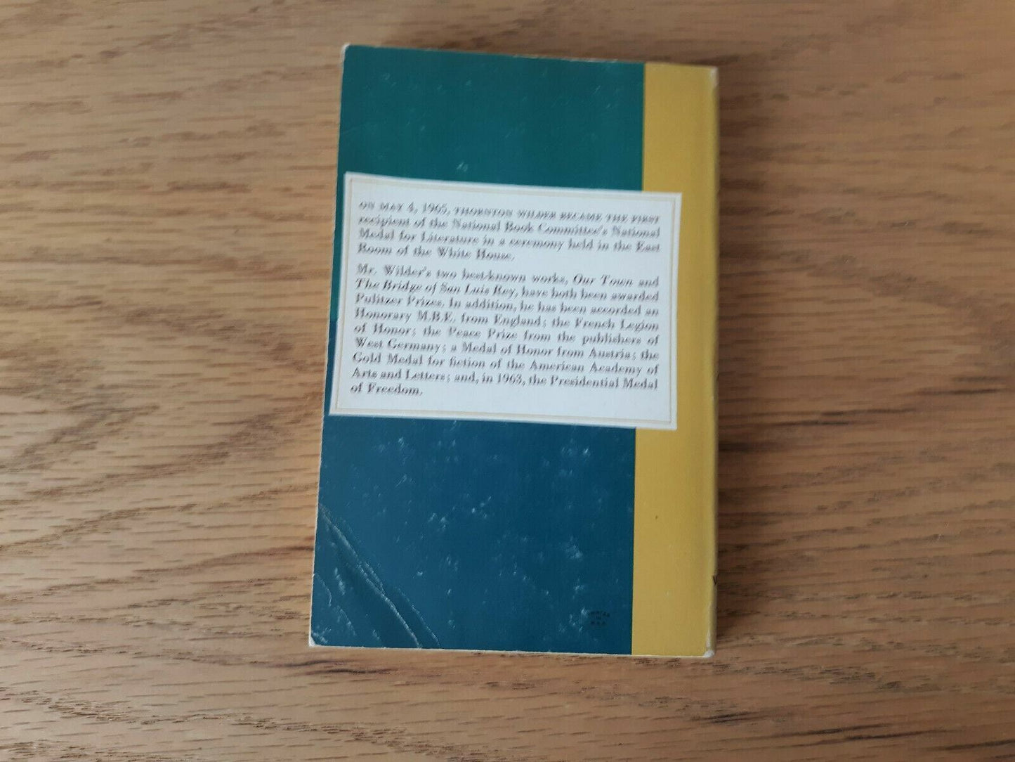 The Bridge of San Luis Rey by Thornton Wilder 1967 Paperback