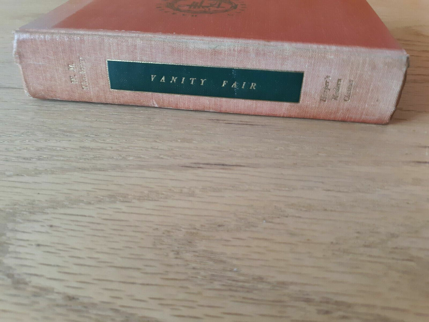 Vanity Fair by W. M. Thackeray, Harper Modern Classic 1958 Hardcover