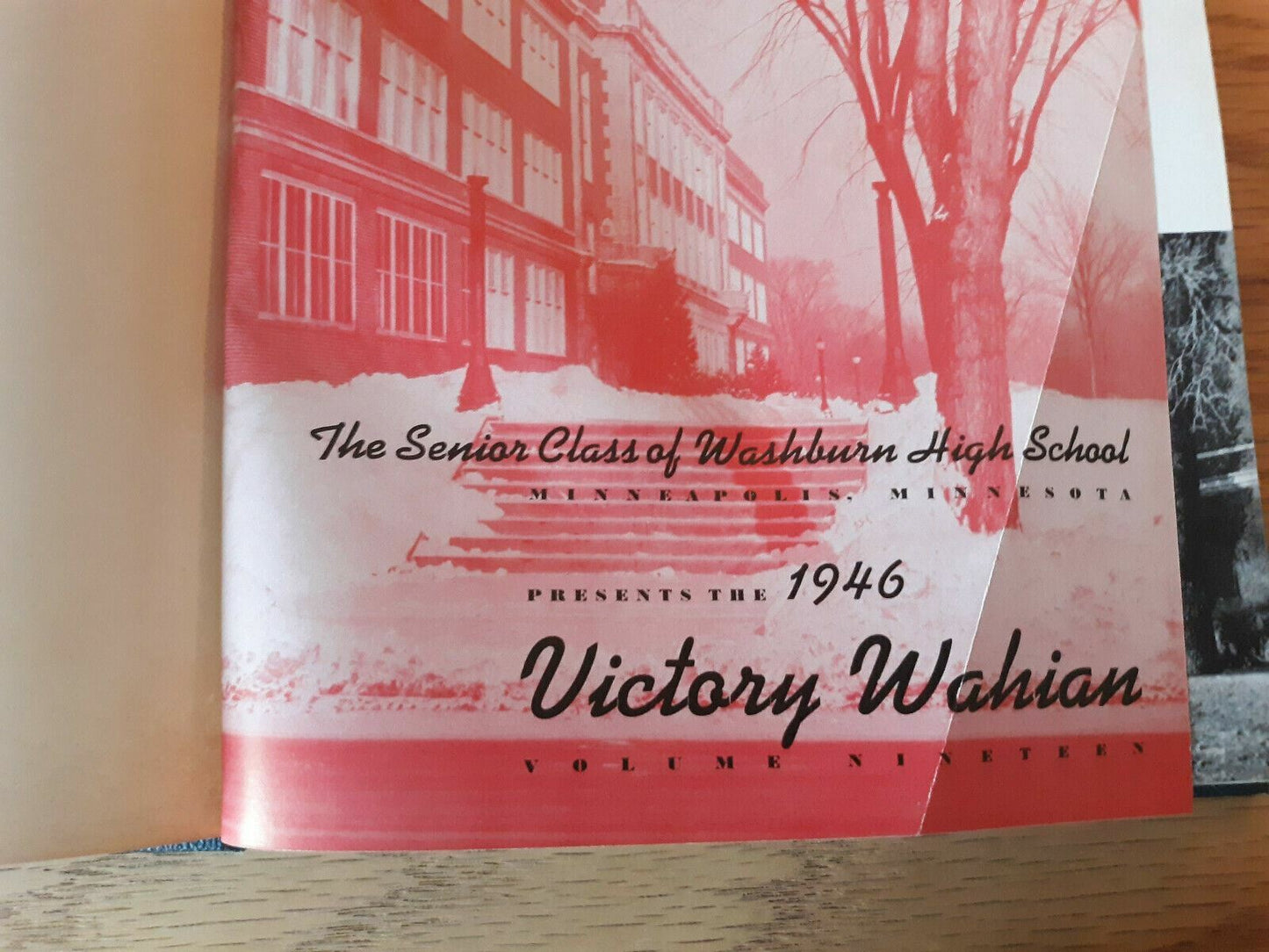 Washburn High School Minneapolis Minnesota Victory Wahian 1946 Yearbook