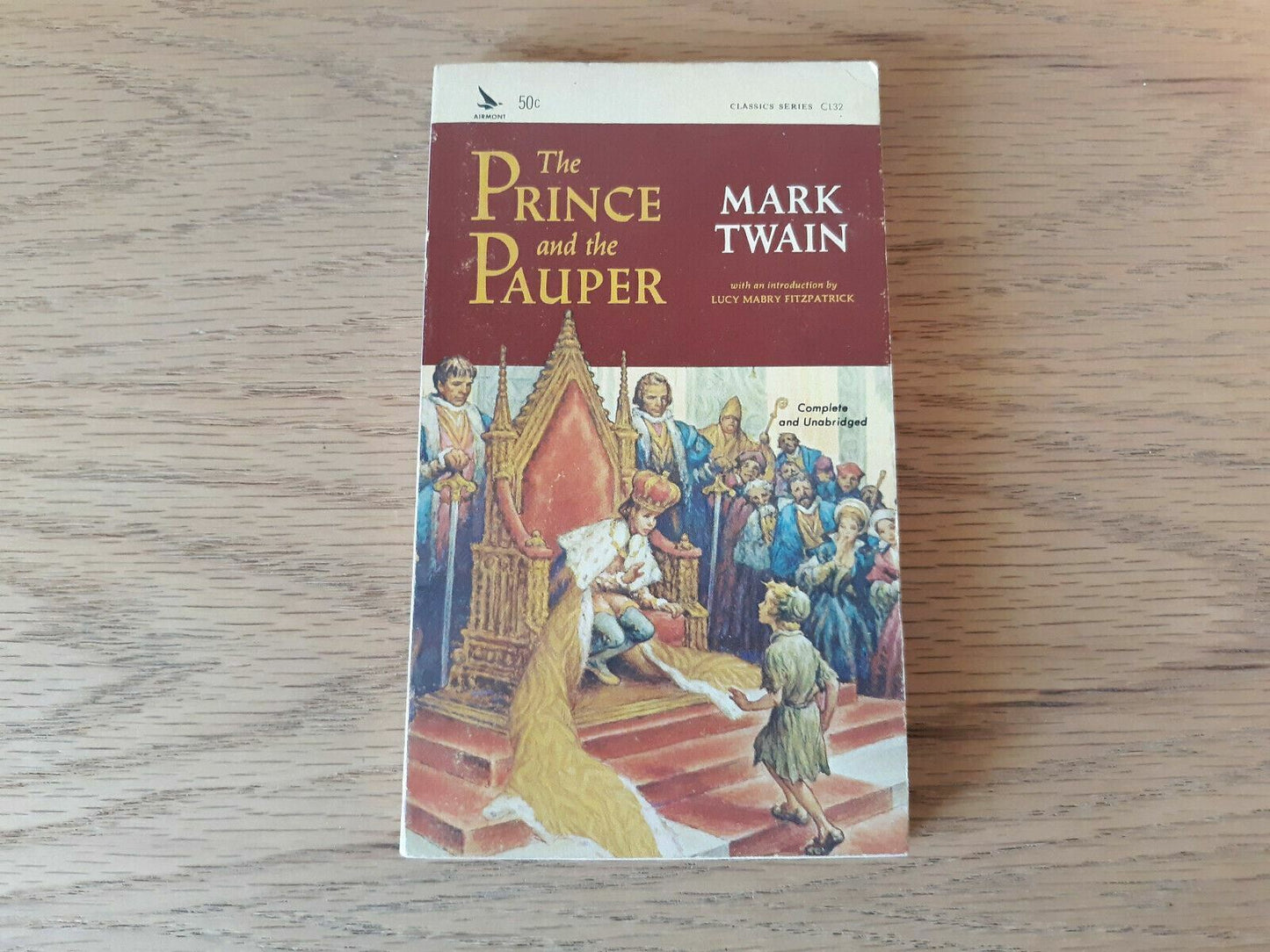 The Prince and the Pauper by Mark Twain 1964 Paperback Airmont