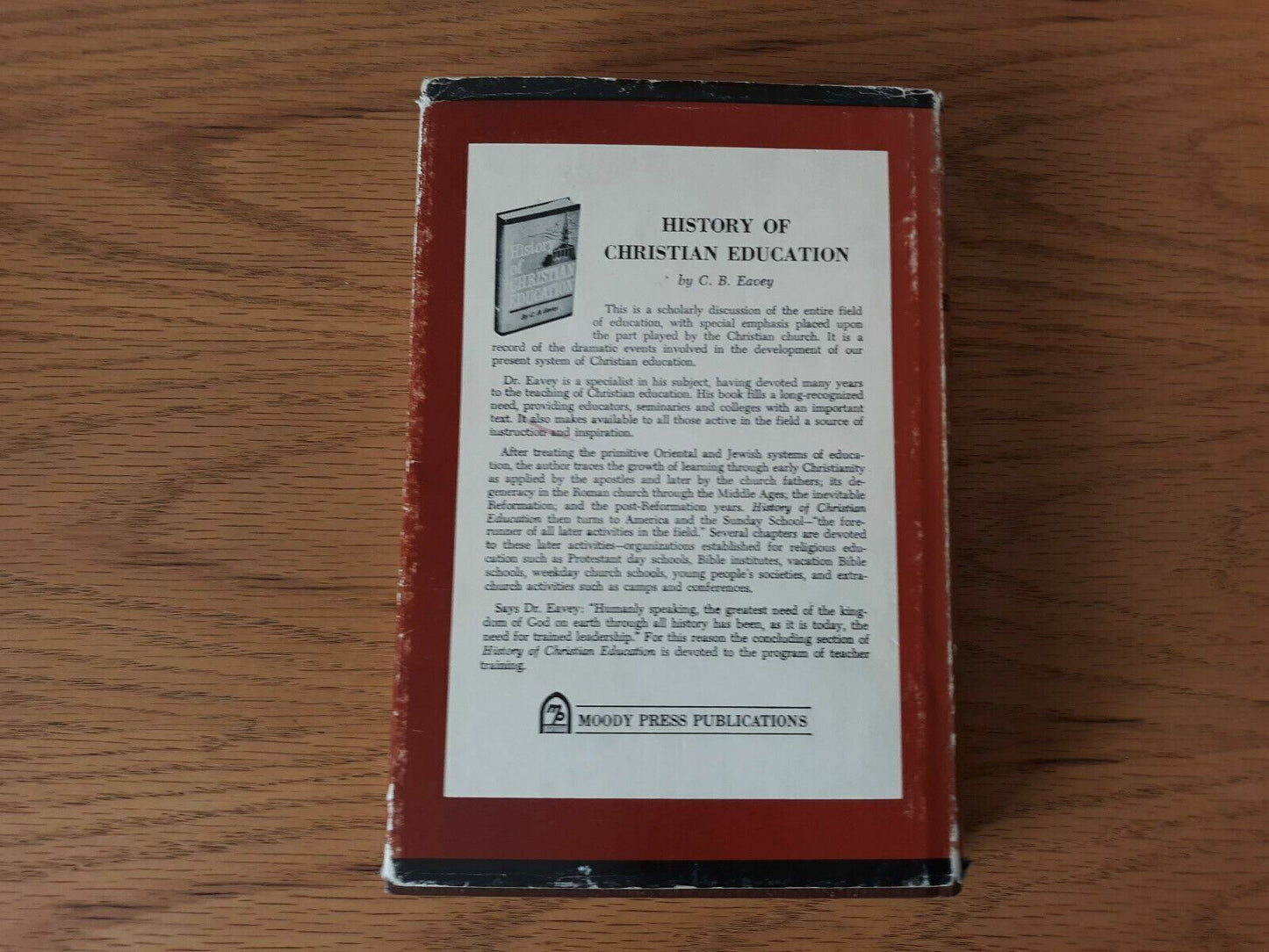 An Introduction to Evangelical Christian Education Moody Press 1976 HC DJ