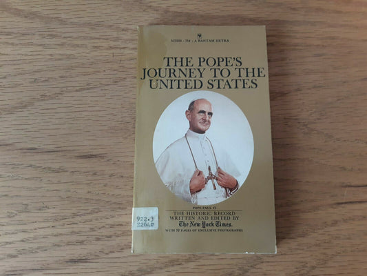 The Pope's Journey to the United States Paul VI 1965