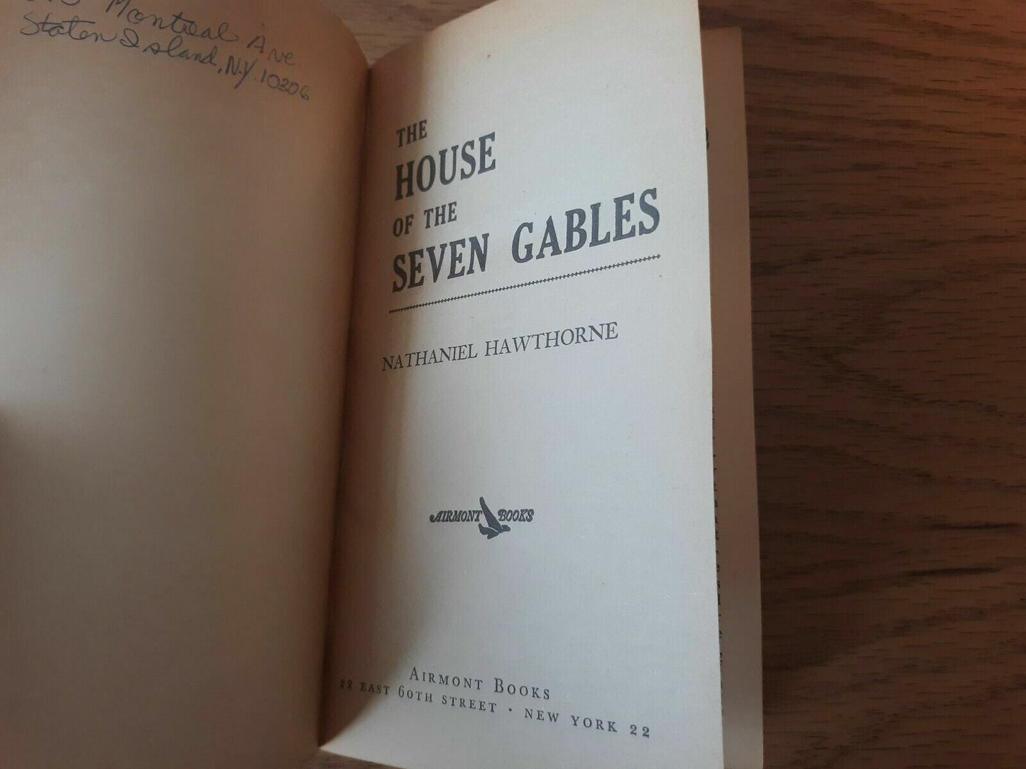 The House of the Seven Gables 1963 by Nathaniel Hawthorne Paperback