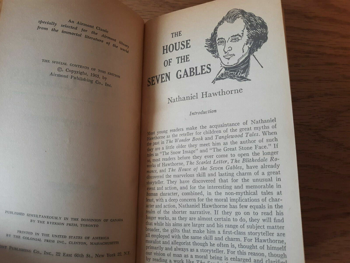 The House of the Seven Gables 1963 by Nathaniel Hawthorne Paperback